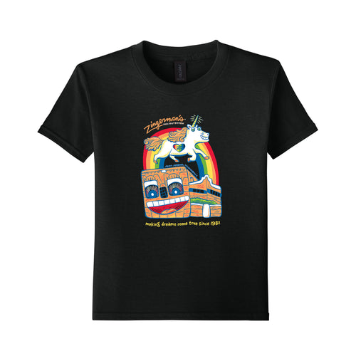 Zingerman's Deli Unicorn Youth T-Shirt - Black