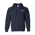 Insta Mortgage Unisex Zip Hoodie - Navy