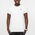 Blanton Turner Unisex Color Logo Cotton T-Shirt - White