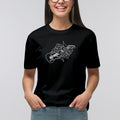She Rock Guitar Logo Cotton Tee - Black