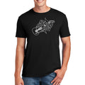 She Rock Guitar Logo Soft Cotton Tee - Black