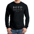 Boyd Apparel School of Law Crewneck Sweatshirt- Black