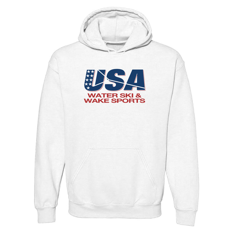 USAWSWS - Classic Logo Hooded Pullover - White