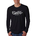 Blind Pig Typeface 1 Next Level Cotton Long Sleeve T Shirt - Black