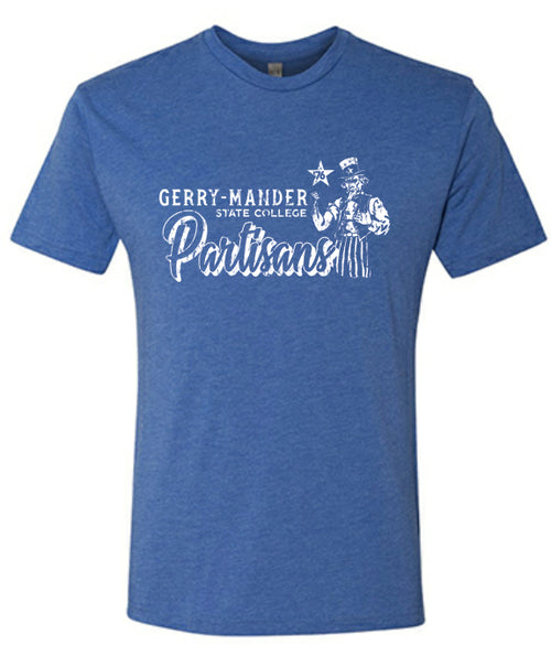 Gerry-Mander State College Tee - Vintage Royal