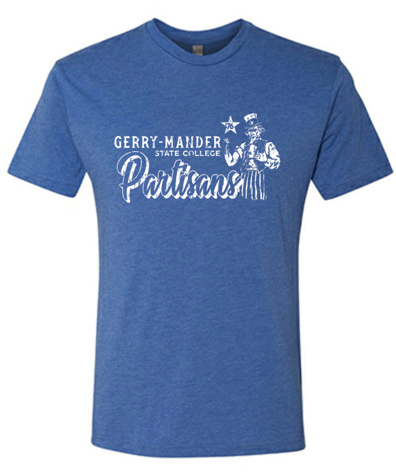 Gerry-Mander State College Tee - Vintage Royal