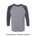 Next Level Apparel Unisex 3/4 Sleeve Triblend Raglan Tee