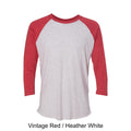 Next Level Apparel Unisex 3/4 Sleeve Triblend Raglan Tee